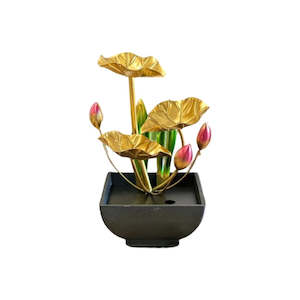 Best Interior Design: Water Feature- Metal Flowers