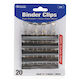 BAZIC Small 3/4" (19mm) Black Binder Clip (Product of USA)