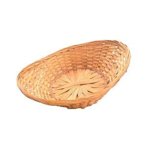 Bamboo Baskets Near Me: Bamboo Oval Basket 20x30x7