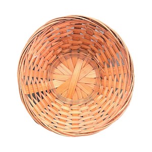 Bamboo Baskets Near Me: Bamboo Round Basket(L) 30x8cm