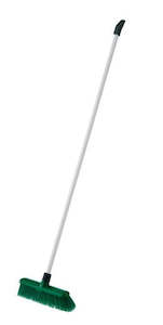 Broom Floor: Deluxe Outdoor Broom - Green, 300mm x 22mm x 1200mm, Stiff Bristles (4)