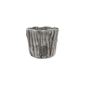 Plant Supplies: Stone Flower/Planter Pot (10x9cm)