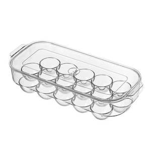 Clear Storage Boxes: 16 eggs holder - 33*14.5*7.5 (cm)