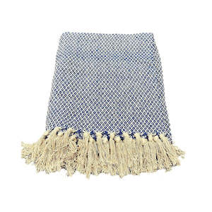 Classio Cool Chevron Throw- Blue