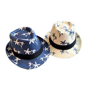 Derby Hat: Printed Fedora Hat