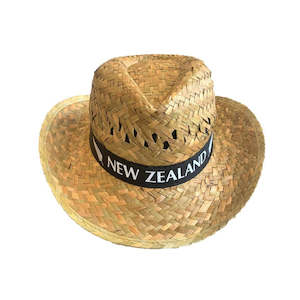 Derby Hat: Flax/Seagrass Hat NZ / Kiwi