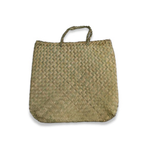 Flax Kete Bags: Flax/Seagrass Kete Bag 28x30cm
