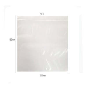 Sealable Bags: Grip Bag 100pc 195x195mm