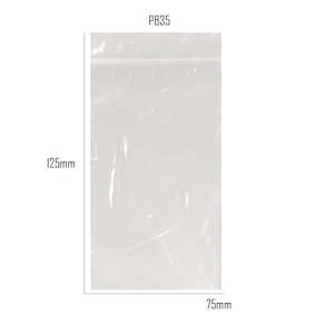 Grip Bag 100pc 75x125mm