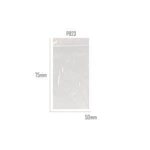 Sealable Bags: Grip Bag 100pc 50x75mm