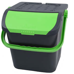 Italian Containers: ECOLOGIC ITALIAN DUST BIN 28L GREEN