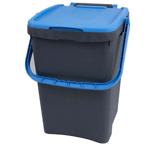 Italian Containers: ECOPLUS ITALIAN DUST BIN 50L BLUE