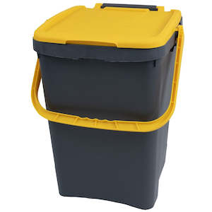 Italian Containers: ECOPLUS ITALIAN DUST BIN 50LYELLOW
