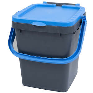 ECOPLUS ITALIAN DUST BIN 20L BLUE
