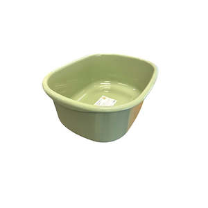Plastic Buckets Basins: Basin Green (Small)