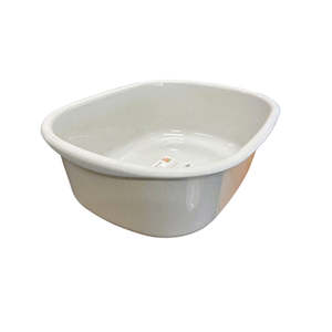 Plastic Buckets Basins: Basin Gray (Small)