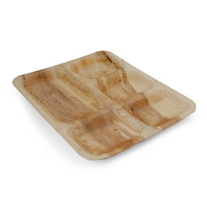 Palm Plates: Palm Leaf Rectangle Plate 5CP 10pc/pk - 30x25cm