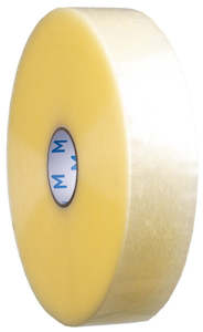 Adhesive Tape: Acrylic Machine Packaging Tape - Clear, 72mm x 1500m x 55mu (3)