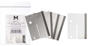 Tear Drop Dispenser Replacement Blade - Silver, 48mm Size (5)