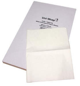 Greaseproof Paper Sheets Large - White, 480mm x 750mm, 40gsm (1000)