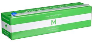 Premium Cling Film Dispenser - Clear, 330mm x 300m x 9mu (6)