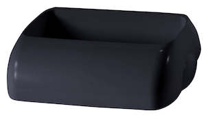 Waste Disposal: Wall Mount Bin 23L Hidden Lid - Black, Hidden Design (6)