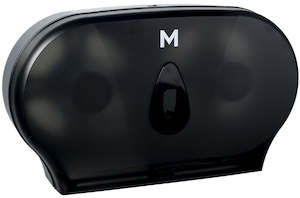 Double Jumbo Roll Dispenser - Black, 2 Roll Capacity (1)