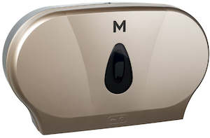 Paper Hygiene: Double Jumbo Roll Dispenser - Gold, 2 Roll Capacity (1)
