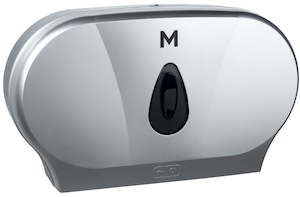 Paper Hygiene: Double Jumbo Roll Dispenser - Silver, 2 Roll Capacity (1)