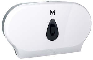 Paper Hygiene: Double Jumbo Roll Dispenser - White, 2 Roll Capacity (1)