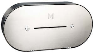 Stainless Double Jumbo Roll Dispenser - Silver, 2 Roll Capacity (1)