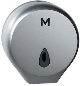 Single Jumbo Roll Dispenser - Silver, 1 Roll Capacity (1)