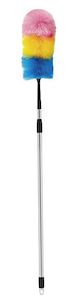 Cleaning Utensils: Rainbow Duster Telescopic Handle - Silver, 22mm x 650mm / 1270mm (6)