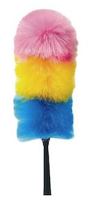 Rainbow Duster - Rainbow, 22mm x 550mm, Electrostatic Fibres (6)