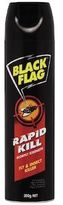 Chemical Hygiene: Black Flag Insect Spray Rapid Kill - Black, 300g (1)