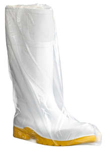 Protective Wear: Polyethylene Boot Covers - Clear, 510mm x 70mu (250)