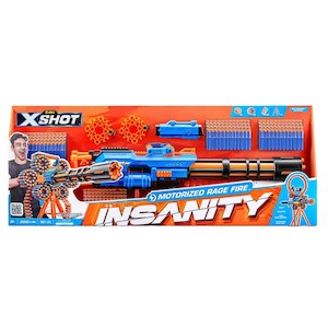 Toy Time: Zuru Gun XShot Insanity Motorised Rage Fire 300 Darts
