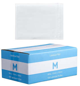 Office Supplies: Adhesive Plastic Labelope Plain - White, 115mm x 150mm (Box Of 1000)