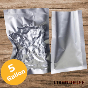 5 Gallon Mylar Bags Shipped from NZ GoodToHave