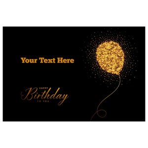 Birthday Note on 4X6 Inches Photo Paper - GoodWishBox
