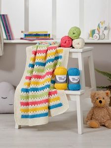 Products: West Yorkshire Spinners Bo Peep Carnival Crochet Baby Blanket Kit