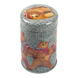 Emma Ball Woolly Bears Mini Stacker Tin
