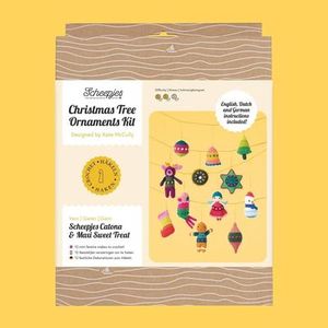 Scheepjes Beginner Crochet Kit - Christmas Tree Ornaments Kit