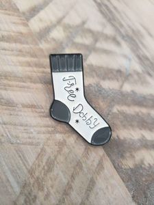 Free Dobby enamel pin