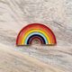 Rainbow enamel pin