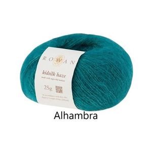 Products: Rowan Yarns Kidsilk Haze, Lace/2ply, 25g/210m, 70% Mohair/30% Silk