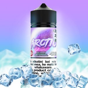 Freebase Nicotine Vaping Substance: Vape Canyon - Arctic - Berry Menthol (120ml)