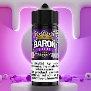 Freebase Nicotine Vaping Substance: Vape Canyon - Baron - Grape (120ml)