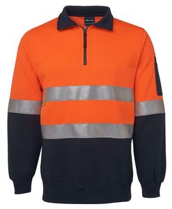 6HZFS Hi Vis 1/2 Zip (D+N) Fleecy Sweat