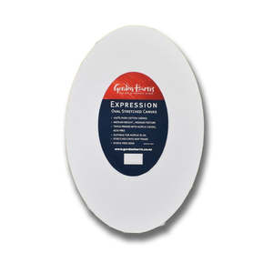 Acrylic Surfaces: Expression Stretched Canvas Oval